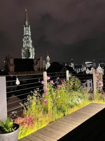 Duplex Dernier Etage Avec Terasse A Deux Pas De La Grand Place Brussels Exterior photo